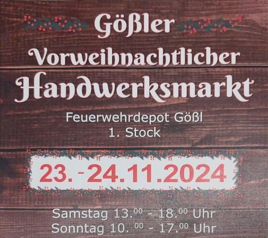 Gößler vorweihnachtlicher Handwerksmarkt